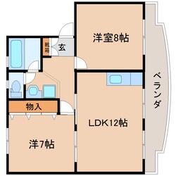 東静岡駅 徒歩16分 3階の物件間取画像